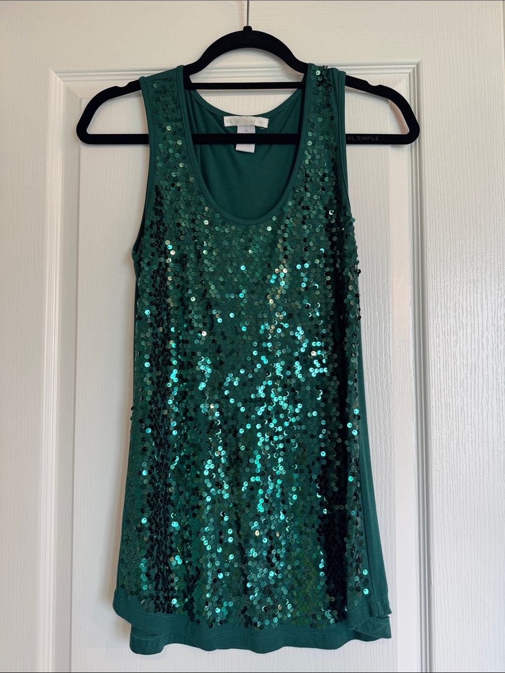 Design History sequin tank